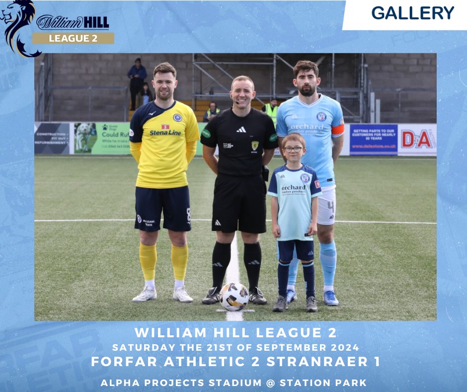 2024 04 27 Forfar Athletic 2 Stranraer 0