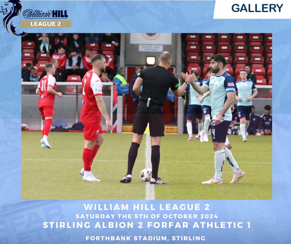 2024 04 27 Forfar Athletic 2 Stranraer 0