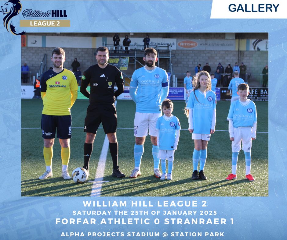 2024 04 27 Forfar Athletic 2 Stranraer 0