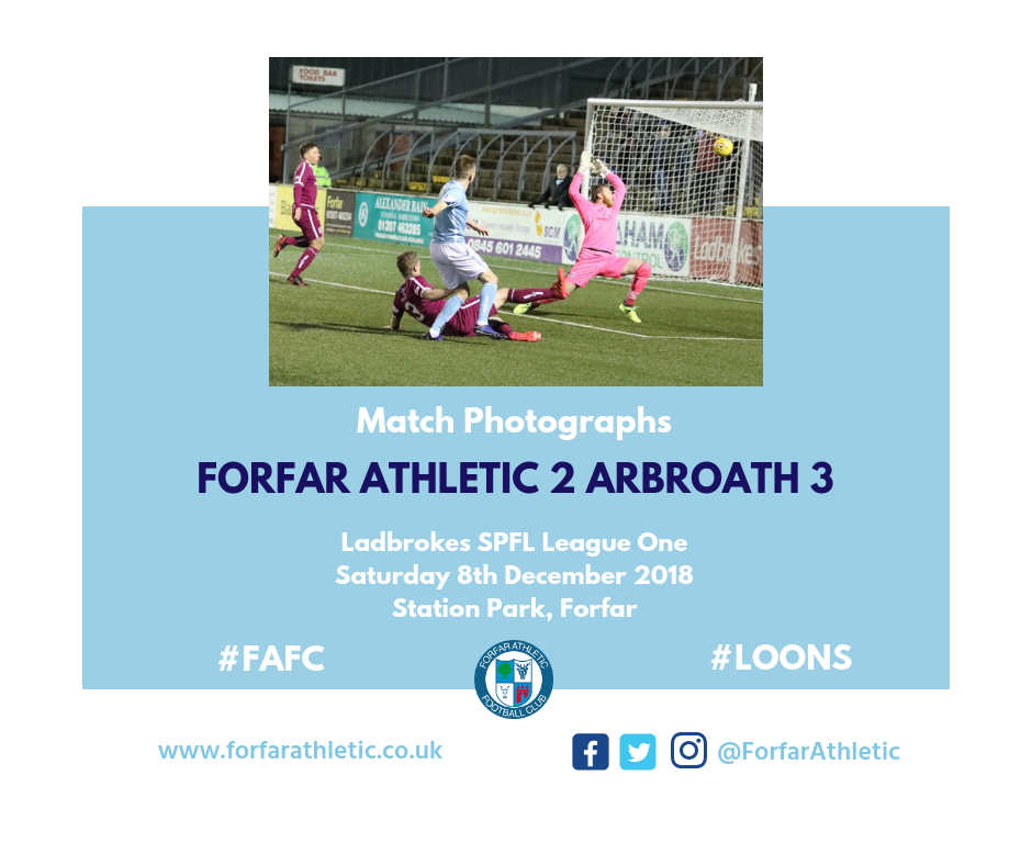 2018 12 08 Forfar Athletic 2 Arbroath 3