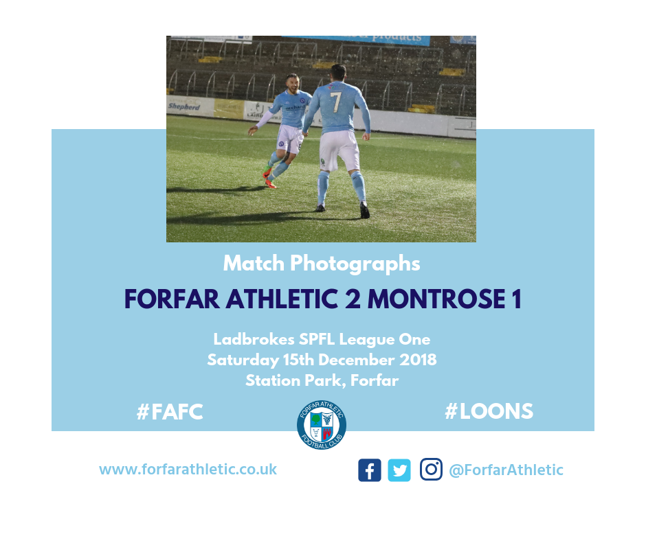 2018 12 15 Forfar Athletic 2 Montrose 1