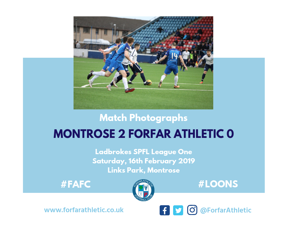 2019 02 16 Montrose 2 Forfar Athletic 0