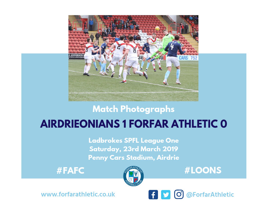 2019 03 23 Airdrieonians 1 Forfar Athletic 0