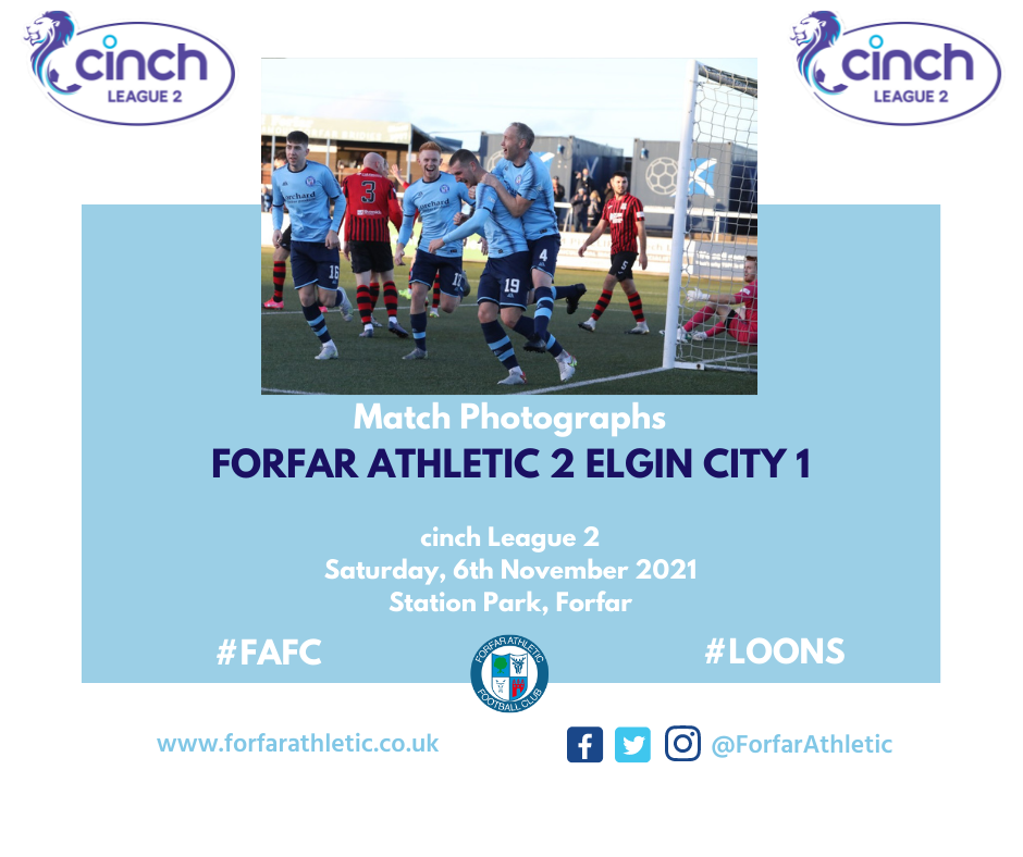 2021 11 06 Forfar Athletic 2 Elgin City 1