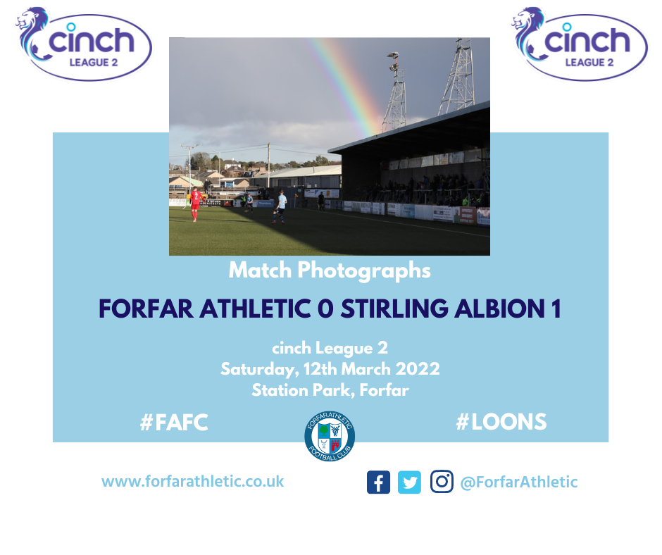 2021 12 11 Forfar Athletic 2 Stirling Albion 0