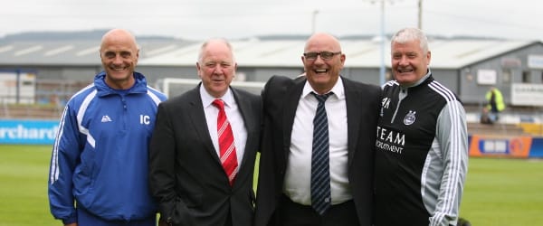Ian Campbell, Craig Brown, Dick Campbell and Archie Knox 201107116Aberdeen